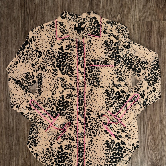 J.Crew Matching Leopard Print Pink Set - Picture 6 of 7